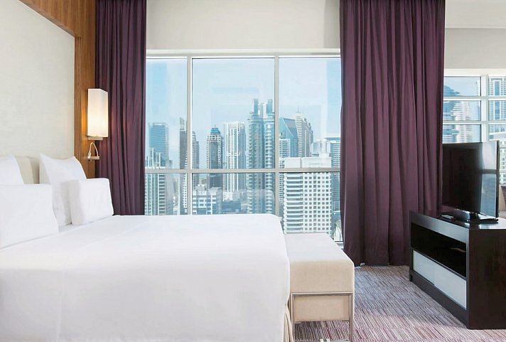 Pullman Dubai Jumeirah Lakes Towers - Wohnbeispiel Deluxe Room