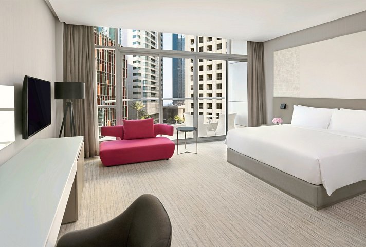 InterContinental Dubai Marina - Wohnbeispiel Classic Room (Zimmercodierungen DB1 & UP1)