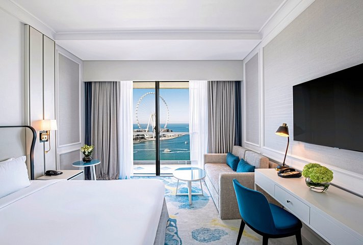 Sofitel Dubai Jumeirah Beach - Wohnbeispiel Luxury Room Front Sea View (Zimmercodierung DU1)