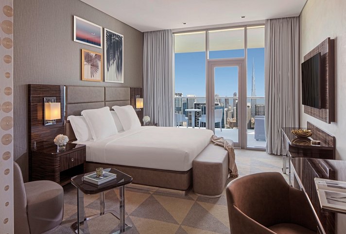 Hyde Hotel Dubai - Wohnbeispiel Premium Room Hyde Away (Zimmercodierung UM1)