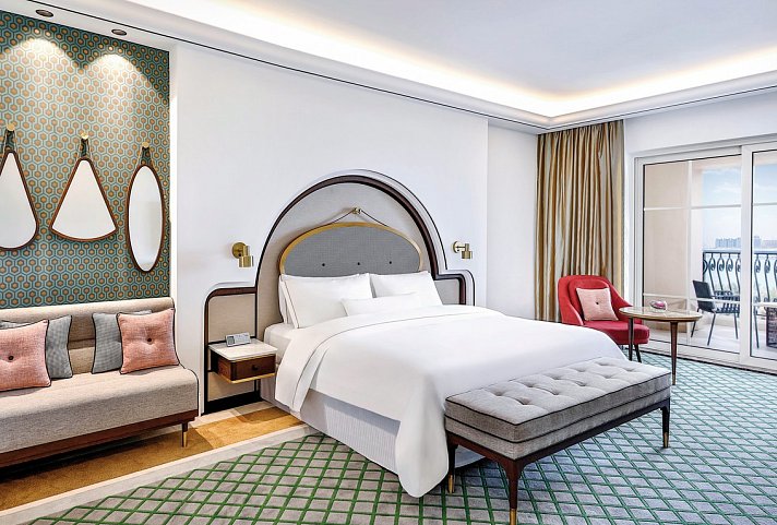 The Westin Dubai Mina Seyahi Beach Resort & Marina - Wohnbeispiel Deluxe Sea View (Zimmercodierungen DDM & DTM)