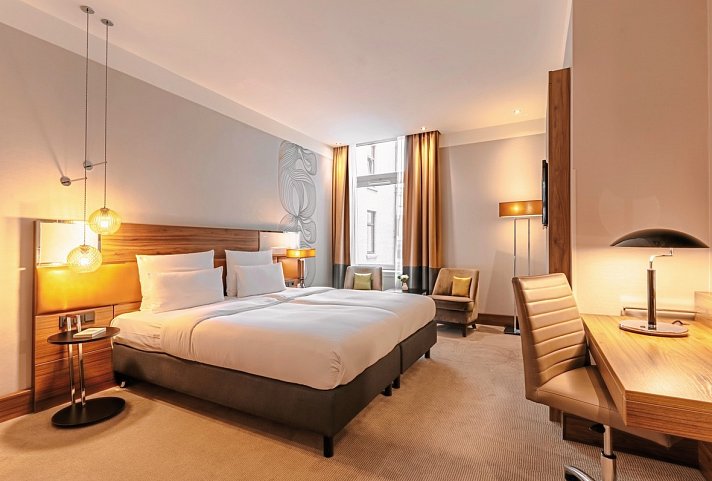 Reichshof Hamburg - Wohnbeispiel Doppelzimmer Medium (Zimmercodierung DB1)