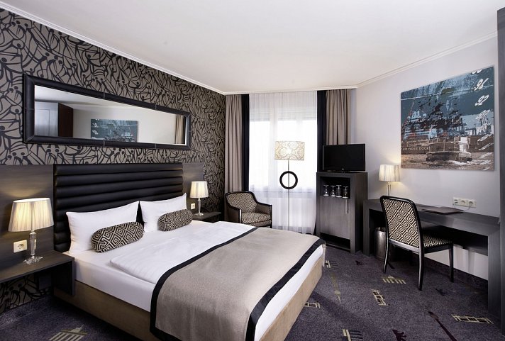 Park Hotel am Berliner Tor - Wohnbeispiel Doppelzimmer Standard (Zimmercodierung DG1)