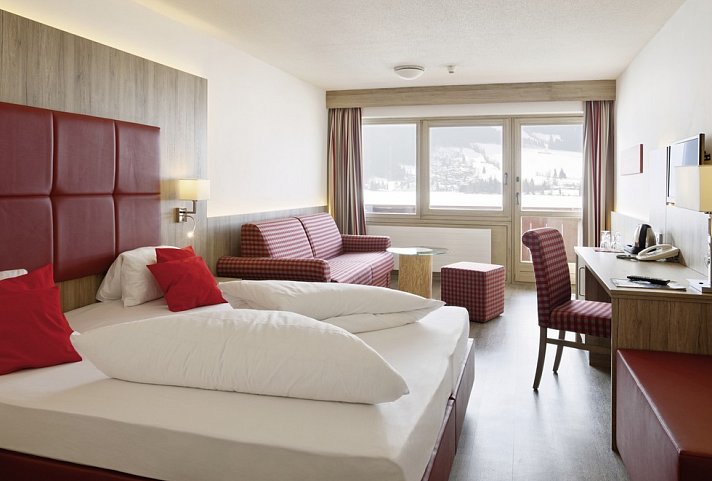 Ferienclub Bellevue am Walchsee - Whsp. Doppelzimmer Bergseite (Zimmercodierung DB1)