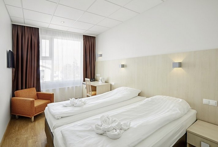 Hotel Klettur - Wohnbeispiel Doppelzimmer (Zimmercodierung DB1)