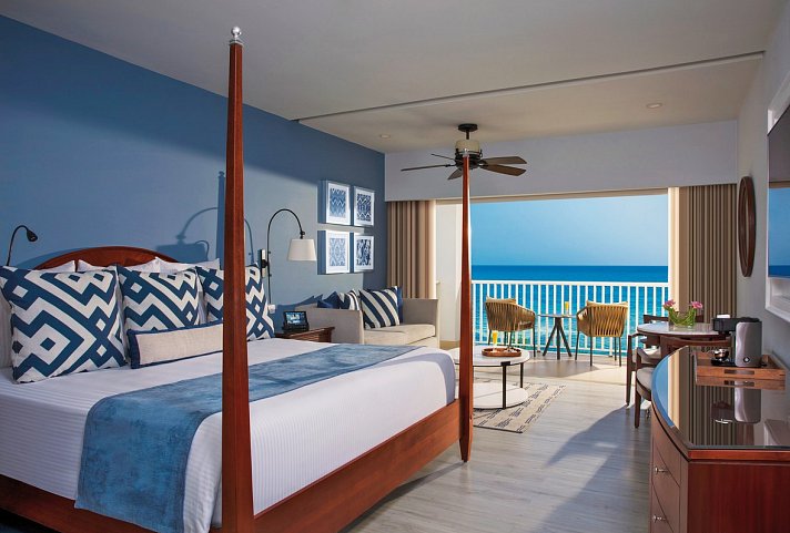 Secrets St. James Montego Bay - Wohnbeispiel Junior Suite Ocean Front (Zimmercodierung J1O)