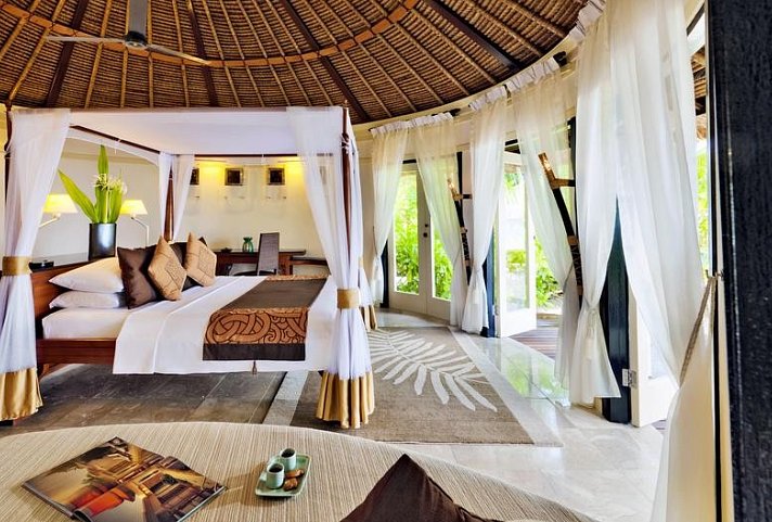 Banyan Tree Vabbinfaru - Wohnbeispiel Beachfront Pool Villa (Zimmercodierungen VB2 & VB3)