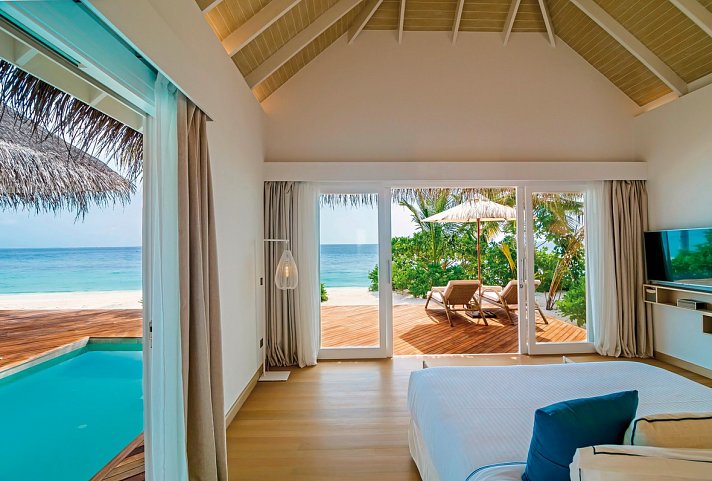 Baglioni Resort Maldives - Luxury All Inclusive Resort - Deluxe Beach Suite with Pool (Zimmercodierung VB7)