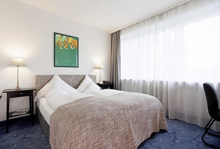 Hotel Nymphenburg - Wohnbeispiel Doppelzimmer Standard (Zimmercodierung DG1)