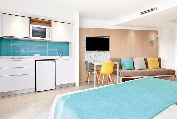 Universal Aparthotel Elisa - Wohnbeispiel Studio (Zimmercodierung SB1)