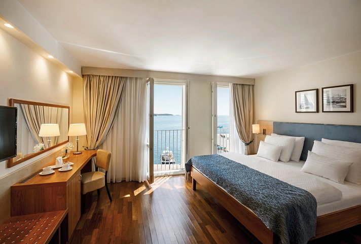 Valamar Riviera Hotel & Residence - Wohnbeispiel Zimmer für 2 Meerblick (Zimmercodierung D1M)