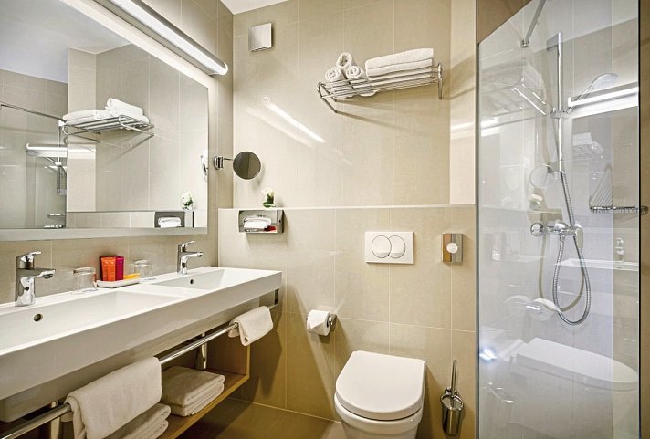 Valamar Parentino Hotel - Wohnbeispiel Zimmer für 2 (Zimmercodierungen DS1 & DC1)