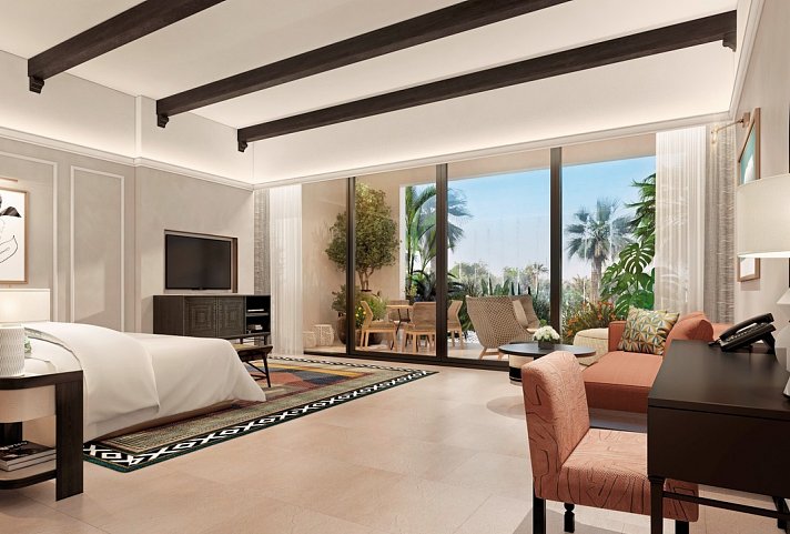 Sofitel Ras Al Khaimah Al Hamra Beach Resort - Wohnbeispiel Luxury King Room Beachfront (Zimmercodierung UU1)