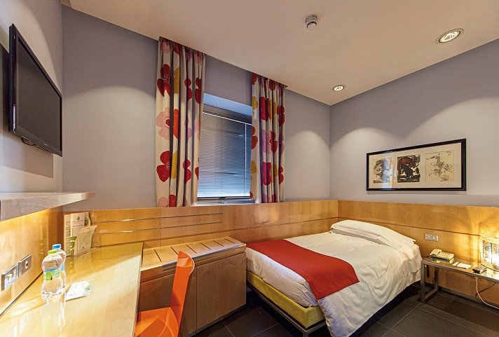 Hotel Albani Roma - Wohnbeispiel Einzelzimmer Classic (Zimmercodierung EB1)