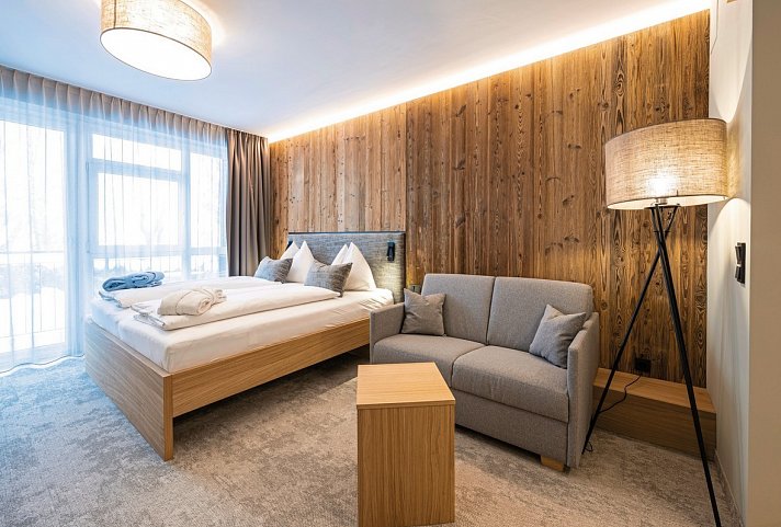 Der Waldhof - Wohnbeispiel Junior Suite (Zimmercodierung JBV)