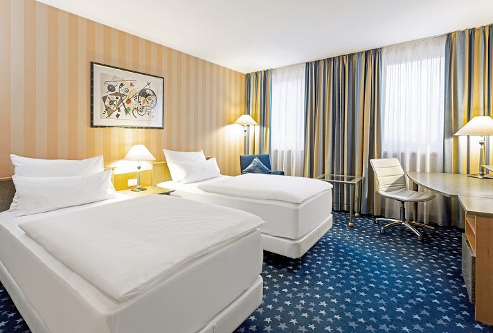 NH Danube City - Wohnbeispiel Doppelzimmer Standard (Zimmercodierung DG1)