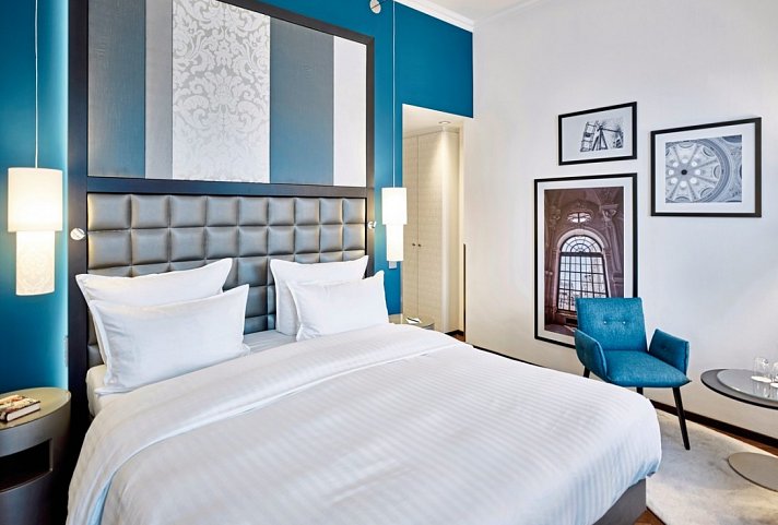 Steigenberger Hotel Herrenhof Wien - Wohnbeispiel Doppelzimmer Superior (Zimmercodierungen DS1 & DC1)