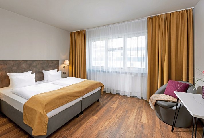 SORAT Hotel Berlin - Wohnbeispiel Pure Zimmer (Zimmercodierung DB1)