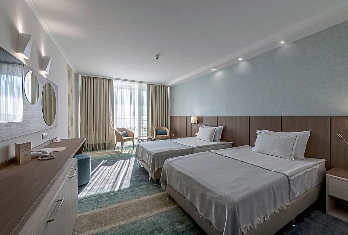 Sentido Neptun Beach - Wohnbeispiel Doppelzimmer Superior Meerblick (Zimmercodierungen DSM & DCM)