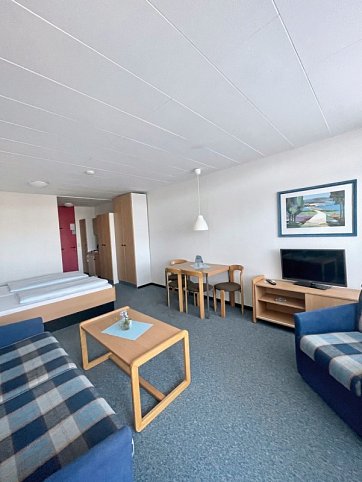 Aquantis Bensersiel Hotel & Ferienwohnungen - Wohnbeispiel Studio (Zimmercodierung SB1)