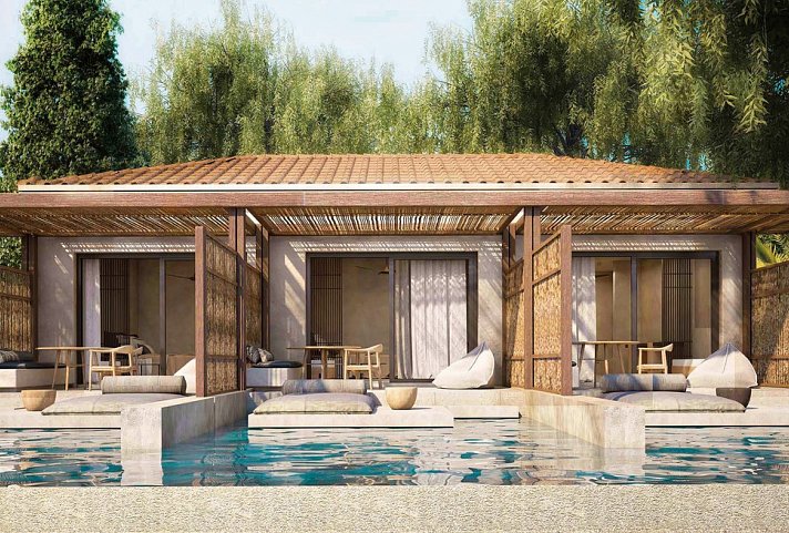 Dreams Corfu Resort & Spa - World of Hyatt - Wohnbeispiel Bungalow Meerblick (Zimmercodierung BBM)