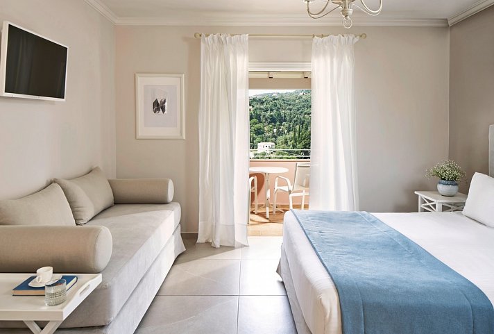 San Antonio Corfu Resort - Wohnbeispiel Doppelzimmer Deluxe Meerblick (Zimmercodierung DDM)