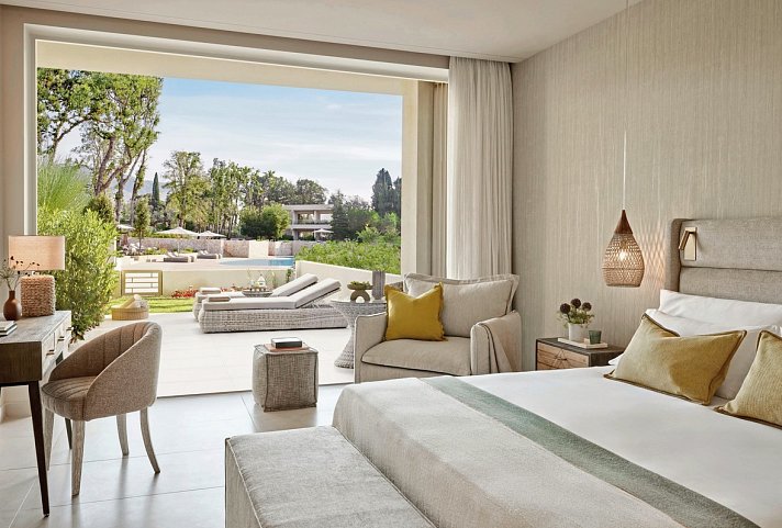 Ikos Odisia - Wohnbeispiel Doppelzi. Sup. Privatgarten Poolblick (Zimmercodierung DS1)