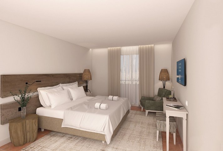 Enotel Santo da Serra - Wohnbeispiel Gartenblick (Zimmercodierungen DB1 & D1G)