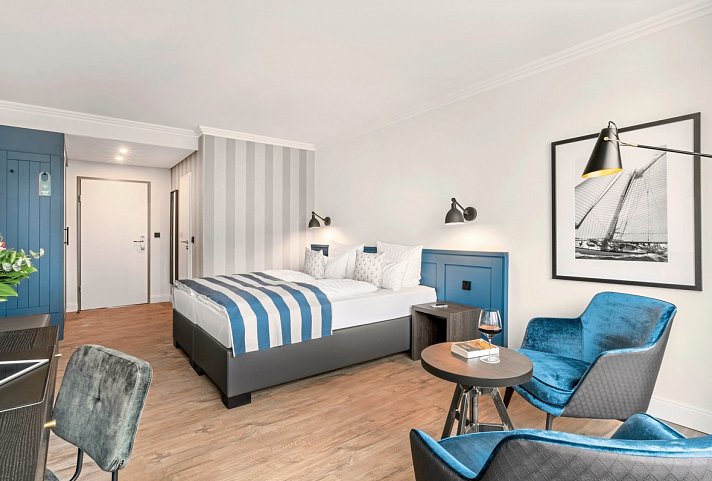 Hotel Yachtclub - Wohnbeispiel Doppelzimmer Superior (Zimmercodierung DS1)
