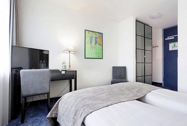 Hotel Nymphenburg - Wohnbeispiel Doppelzimmer Standard (Zimmercodierung DG1)