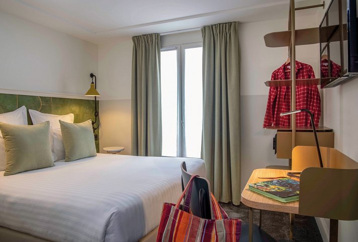 Hotel des Mines - Wohnbeispiel Doppelzimmer Klassik (Zimmercodierung DG1)