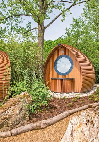 Glamping Resort Biosphäre Bliesgau - Wohnbeispiel Naturhotelzimmer (Zimmercodierung DB1)