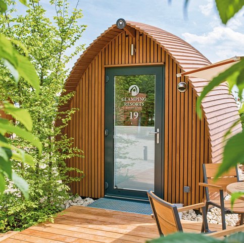 Glamping Resort Biosphäre Bliesgau - Wohnbeispiel Naturhotelzimmer (Zimmercodierung DB1)