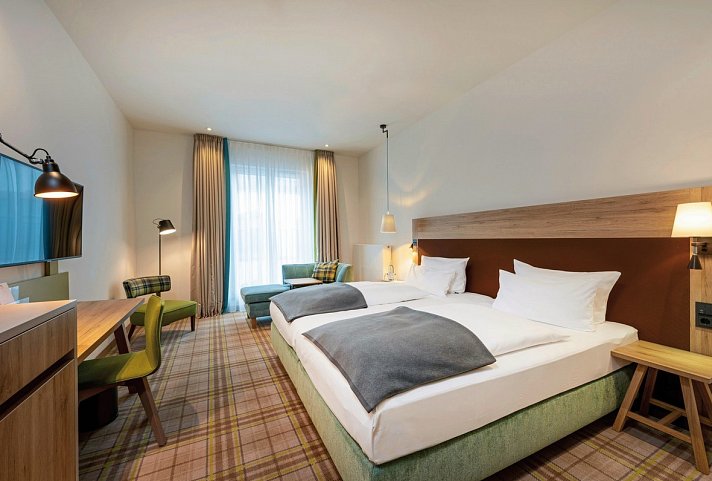 Hotel Anklamer Hof - Wohnbeispiel Doppelzimmer Deluxe (Zimmercodierung DD1)