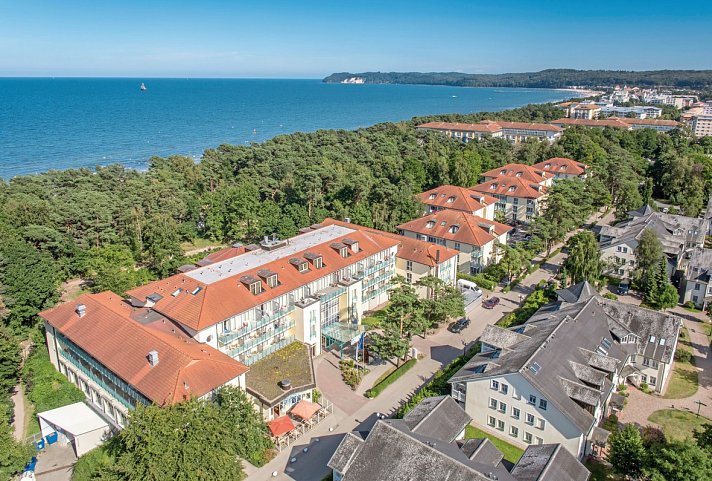 Dorint Seehotel Binz-Therme Binz/Rügen Strand-Appartements - Luftaufnahme vom Hotel