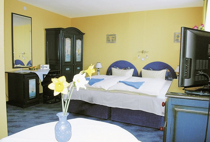 Landhotel Ostseetraum - Wohnbeispiel Doppelzimmer Haupthaus (Zimmercodierungen DB1 & EB1)