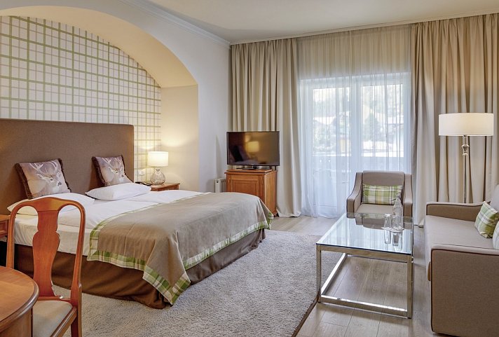 Das Alpenhaus Gasteinertal - Wohnbeispiel Doppelzimmer Alpenwohnen M (Zimmercodierung DF1)