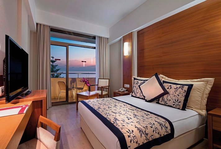 Trendy Side Beach Adults only - Wohnbeispiel Doppelzimmer Meerblick (Zimmercodierungen DBM & DQM)