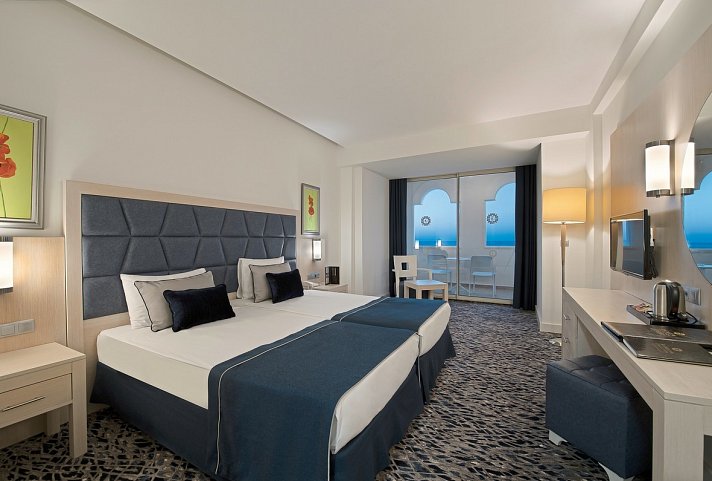 Kamelya Fulya Hotel - Wohnbeispiel Doppelzimmer Meerblick (Zimmercodierungen DBM & DCM)