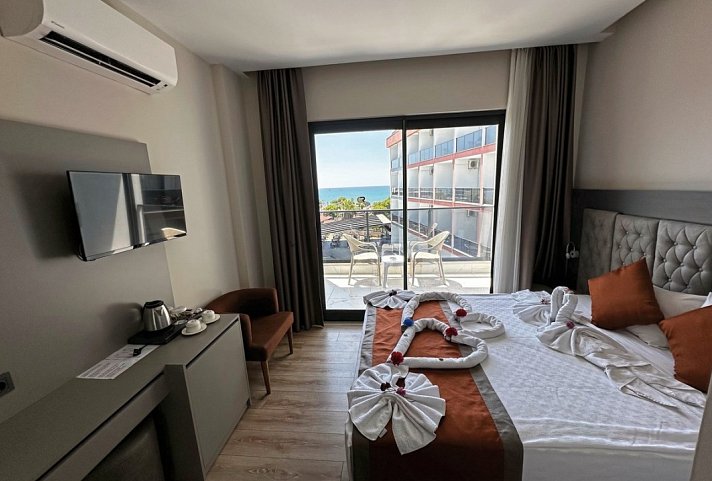 Side Golden Rock Hotel & Spa - Wohnbeispiel Doppelzimmer Erdgeschoss (Zimmercodierung DB1)