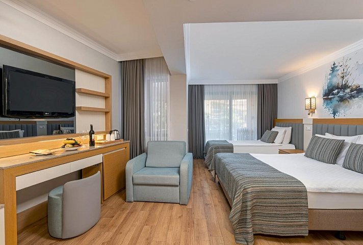 Limak Limra Hotel & Resort - Wohnbeispiel Doppelzimmer Economy Nebengebäude (Zimmercodierungen DEV, DCV & DB1)