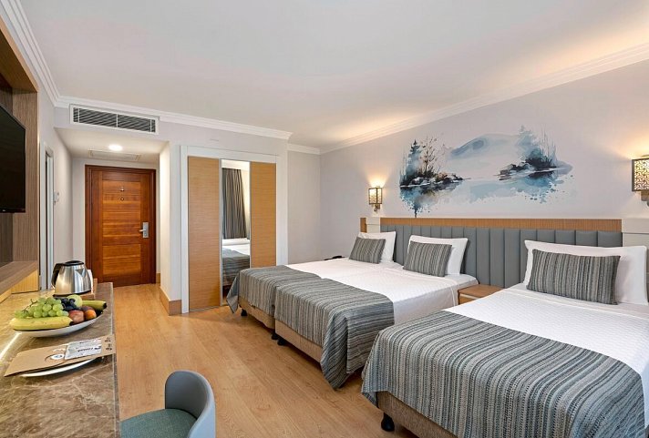 Limak Limra Hotel & Resort - Wohnbeispiel Doppelzimmer Meer- und Poolseite (Zimmercodierungen DBV, DC2 & DB1)