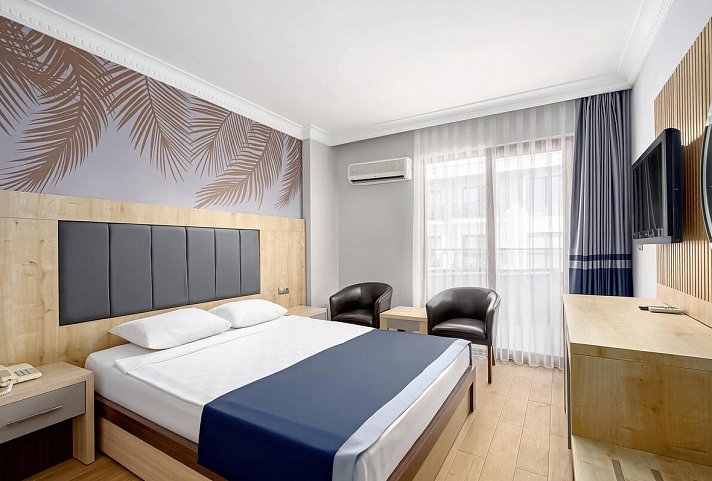 Caretta Beach Hotel - Wohnbeispiel Doppelzimmer (Zimmercodierungen DB1 & DC1)