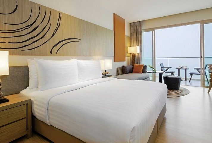 Mövenpick Siam Na Jomtien Pattaya - Wohnbeispiel Deluxe Sea View (Zimmercodierung UDM)