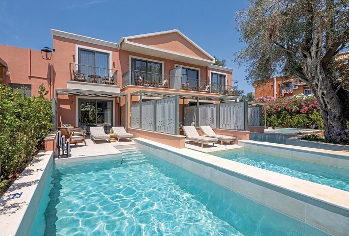 Sentido Apollo Palace - Wohnbeispiel Juniorsuite Deluxe Privatpool (Zimmercodierung JDR)