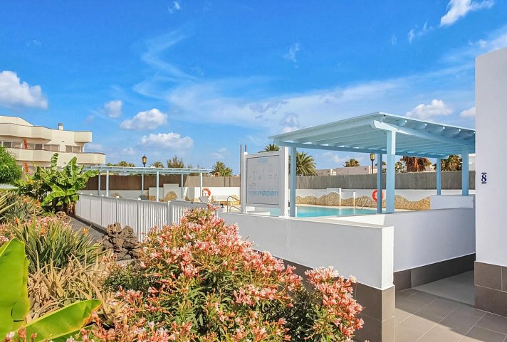LIVVO Mar Azul - Wohnbeispiel Appartements 1 Schlafzimmer Poolblick (Zimmercodierung ABP)