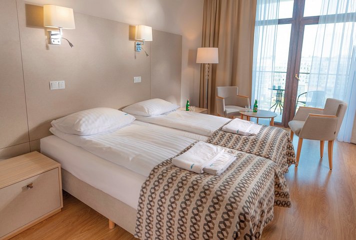 Olymp IV - Wohnbeispiel Doppelzimmer (Zimmercodierungen DB2, DB4 & DB5)