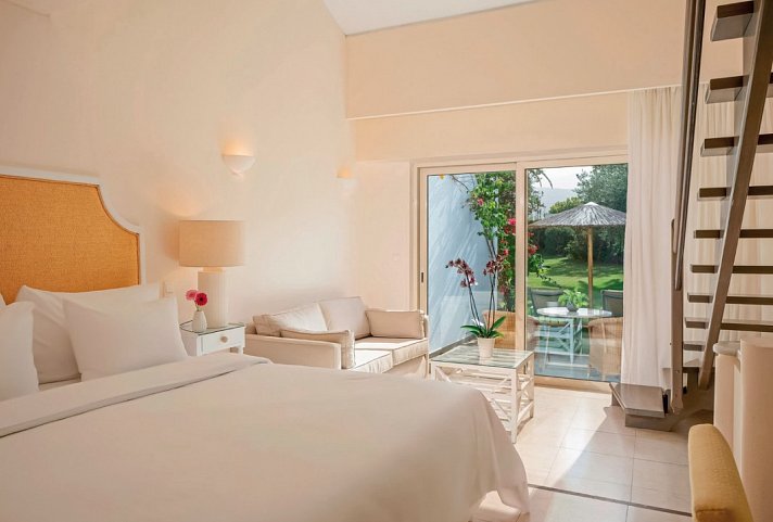 Grecotel Creta Palace - Wohnbeispiel Maisonette Gartenblick (Zimmercodierung MBG)