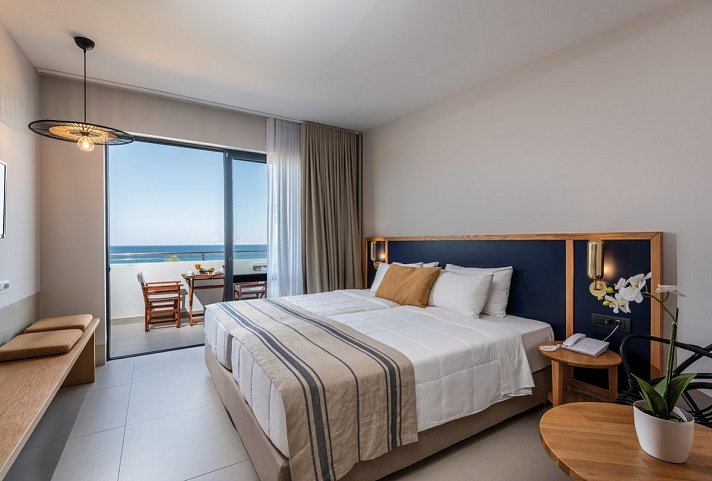 Smy Kos Beach & Splash - Wohnbeispiel Doppelzimmer Meerblick (Zimmercodierung D1M)