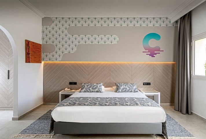 Calimera Delfino Beach Resort & Spa - Wohnbeispiel Doppelzimmer (Zimmercodierungen DB1, DC1, DBN, DCN & DP1)